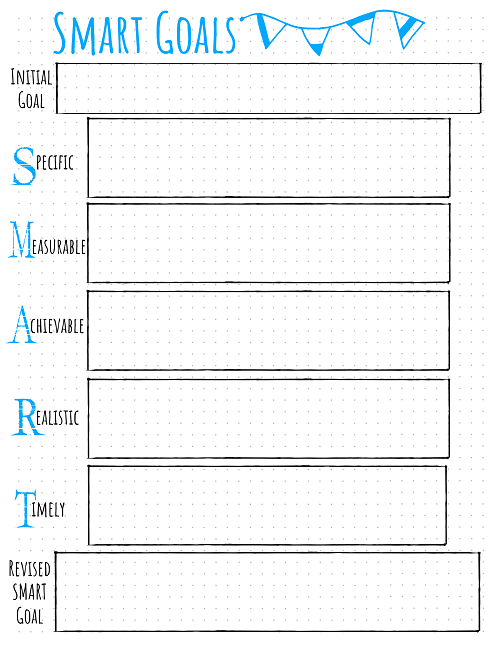 101planners smart goal template