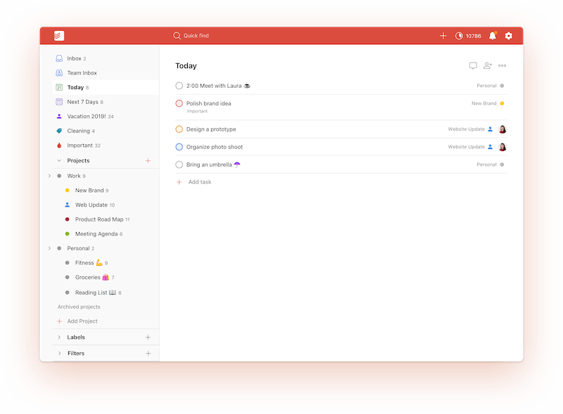 todoist task management