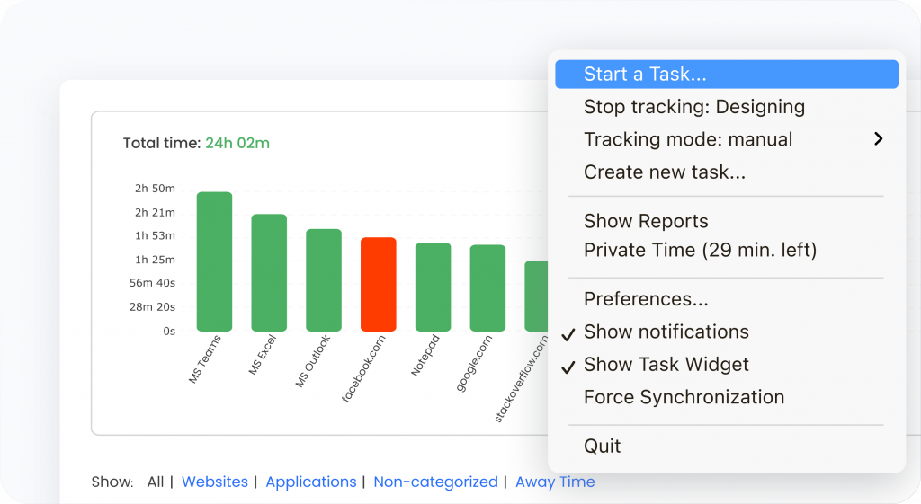 Desktop App Time Tracker