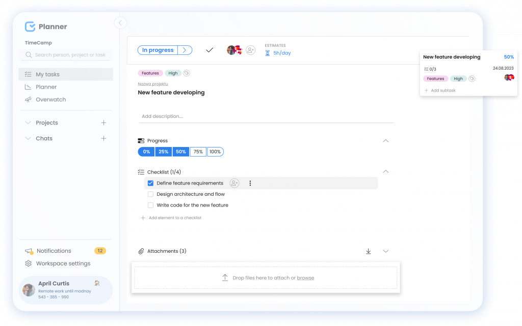 rmm tools timecamp planner