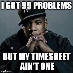 jay z timesheet meme