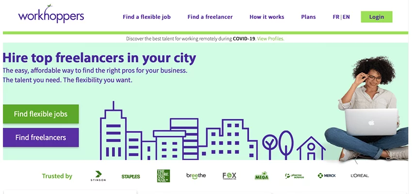 workhoppers freelance websites list